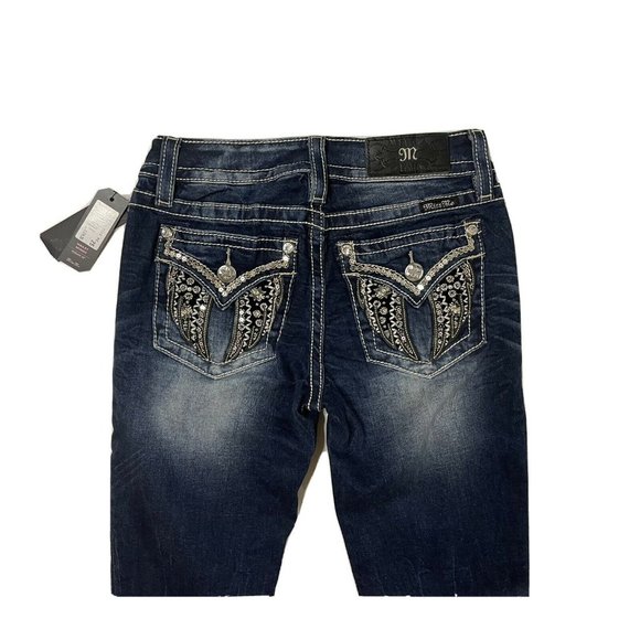 Miss Me Denim - Miss Me Hailey Skinny Jeans 25" x 30" M5082573 NWT